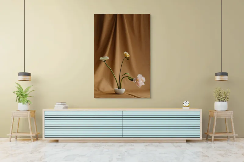 Tablou Canvas, "Vraja delicată a naturii capturate", 100 x 150 cm – poza 4