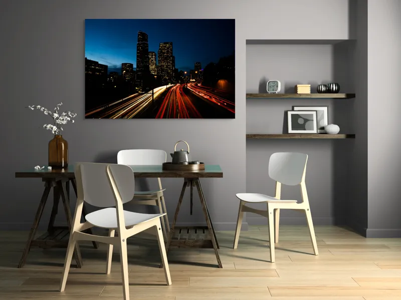 Tablou Canvas, "Orașul luminilor și al mișcării", 150 x 100 cm – poza 5
