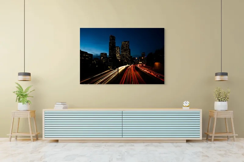 Tablou Canvas, "Orașul luminilor și al mișcării", 150 x 100 cm – poza 6