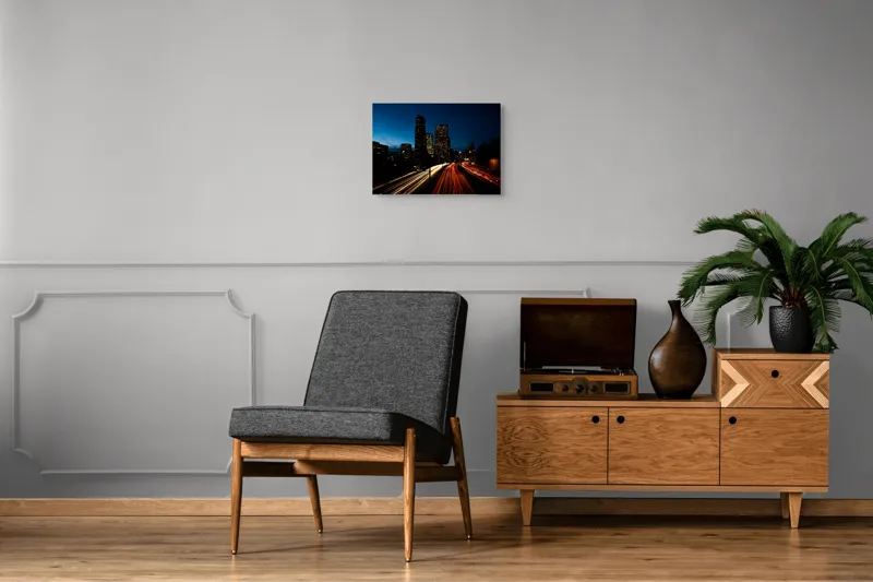 Tablou Canvas, "Orașul luminilor și al mișcării", 54 x 39 cm – poza 7