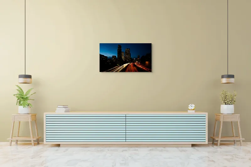 Tablou Canvas, "Orașul luminilor și al mișcării", 90 x 50 cm – poza 5