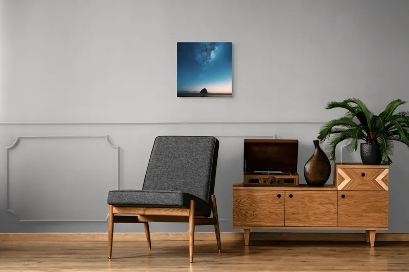 Tablou Canvas, "Steaua nopții peste oceanul tainic", 50 x 50 cm – poza 6