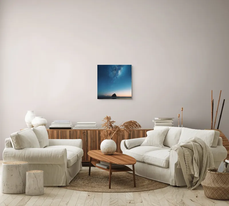 Tablou Canvas, "Steaua nopții peste oceanul tainic", 50 x 50 cm – poza 7