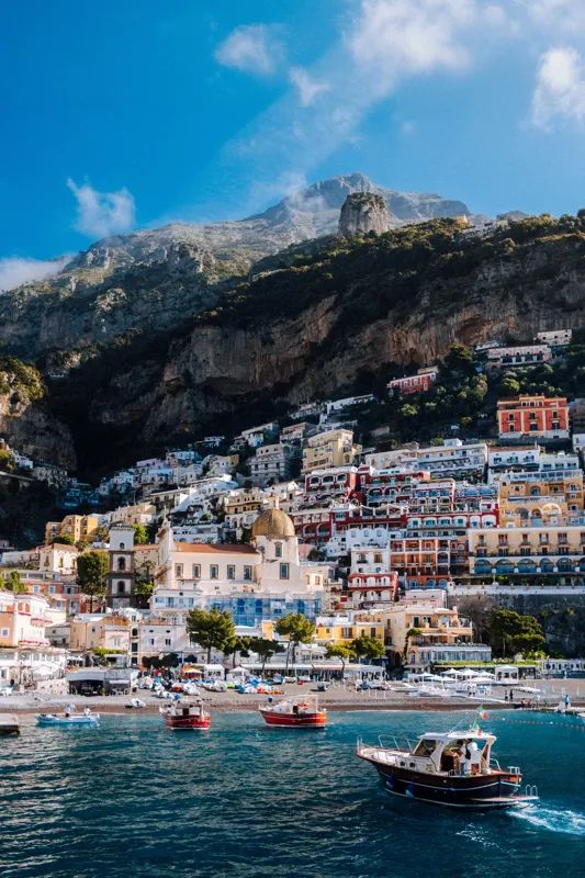 Tablou Canvas, "Simfonia Culorilor pe Coasta Amalfi", 100 x 150 cm – poza 2