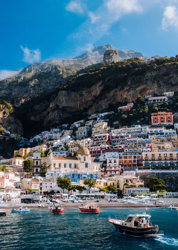 Tablou Canvas, "Simfonia Culorilor pe Coasta Amalfi", 50 x 70 cm – poza 2