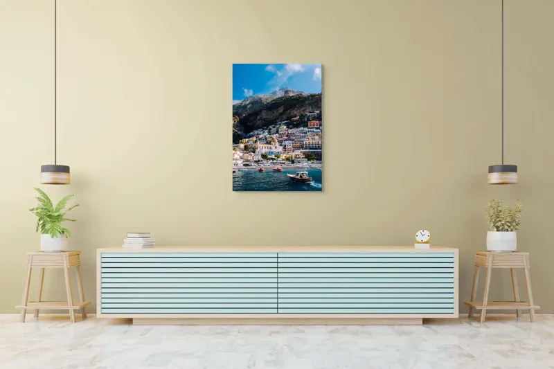 Tablou Canvas, "Simfonia Culorilor pe Coasta Amalfi", 70 x 100 cm – poza 5