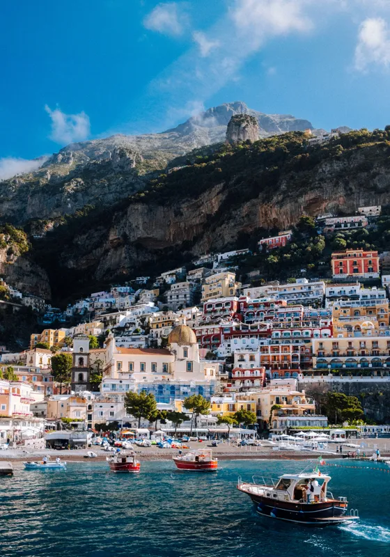 Tablou Canvas, "Simfonia Culorilor pe Coasta Amalfi", 70 x 100 cm – poza 2
