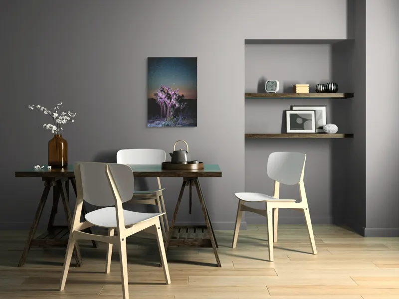 Tablou Canvas, "Tăcerea nopții sub cerul înstelat", 50 x 70 cm – poza 5