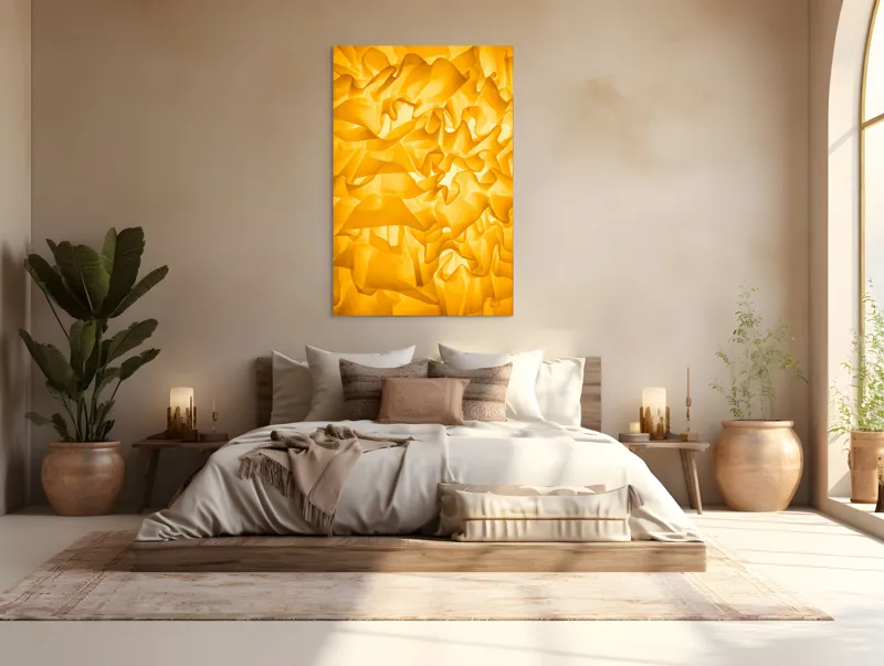 Tablou Canvas, "Răsărit de lumină învolburată", 100 x 150 cm – poza 3