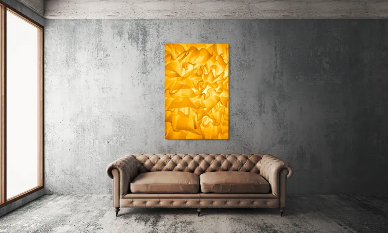 Tablou Canvas, "Răsărit de lumină învolburată", 100 x 150 cm – poza 6