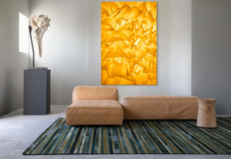 Tablou Canvas, "Răsărit de lumină învolburată", 100 x 150 cm – poza 7
