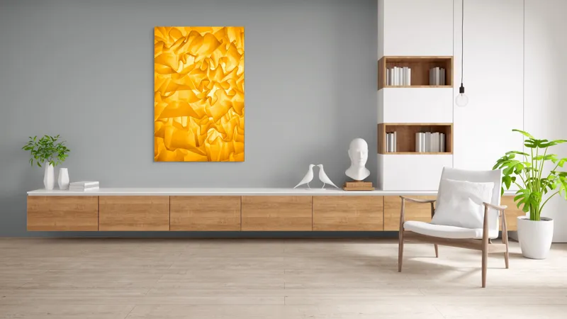 Tablou Canvas, "Răsărit de lumină învolburată", 100 x 150 cm – poza 8
