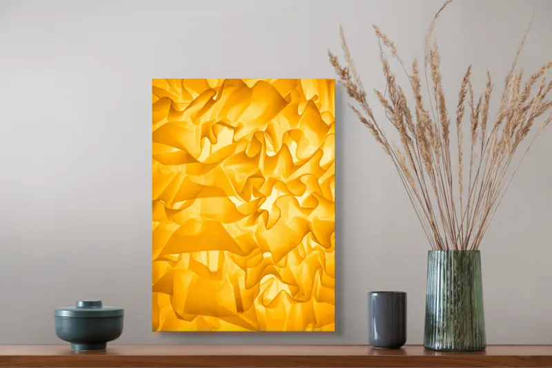 Tablou Canvas, "Răsărit de lumină învolburată", 39 x 54 cm – poza 3