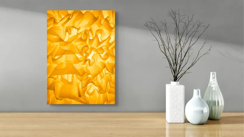 Tablou Canvas, "Răsărit de lumină învolburată", 39 x 54 cm – poza 4