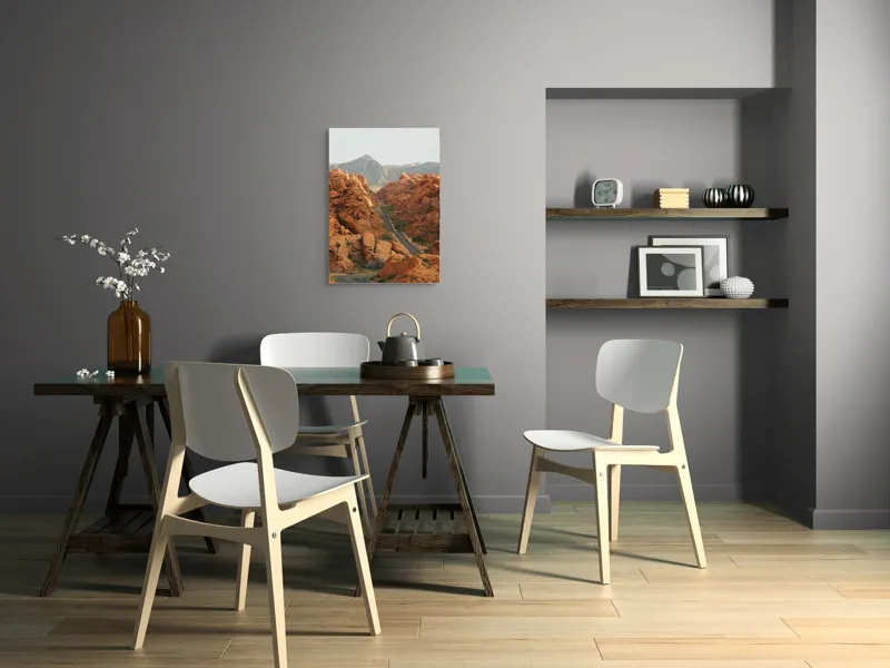 Tablou Canvas Peisaj Arid Deșert Munte Roci Natură, 50 x 70 cm – poza 5