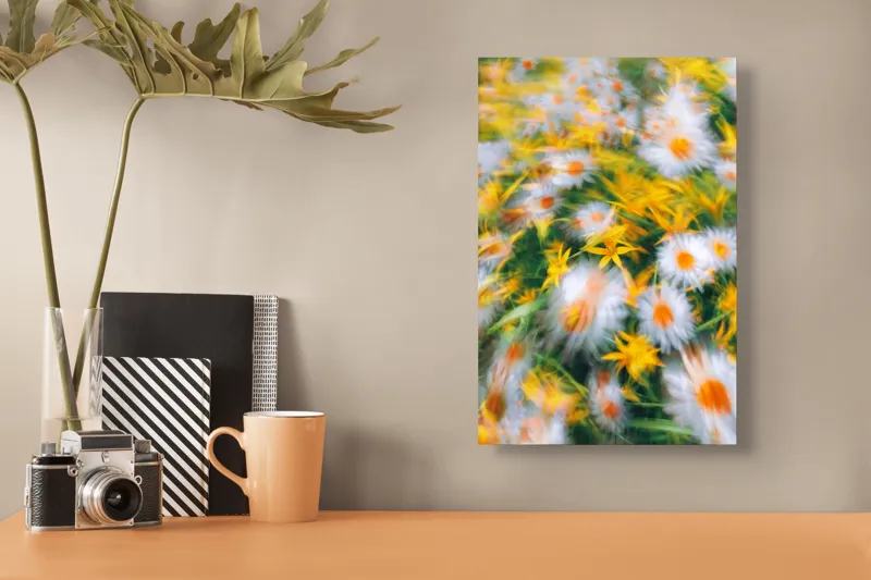 Tablou Canvas, "Dansul efemer al verii florale", 26 x 39 cm – poza 3