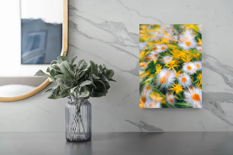 Tablou Canvas, "Dansul efemer al verii florale", 26 x 39 cm – poza 4