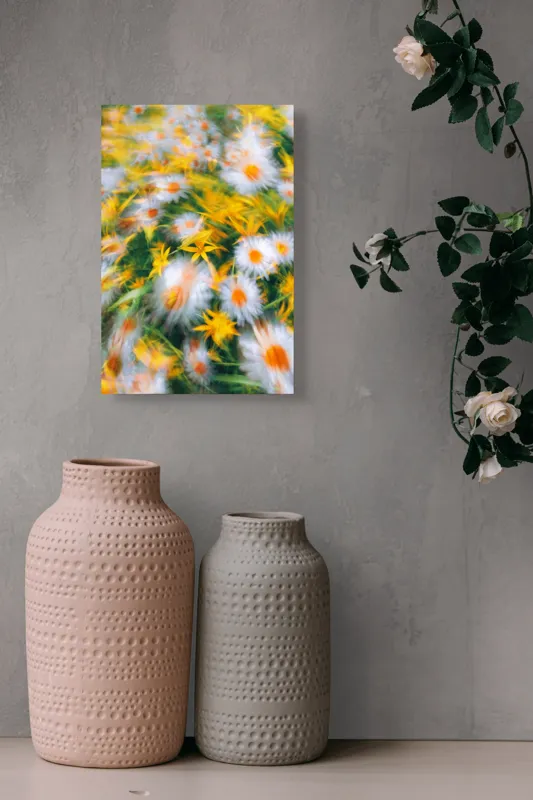Tablou Canvas, "Dansul efemer al verii florale", 26 x 39 cm – poza 6