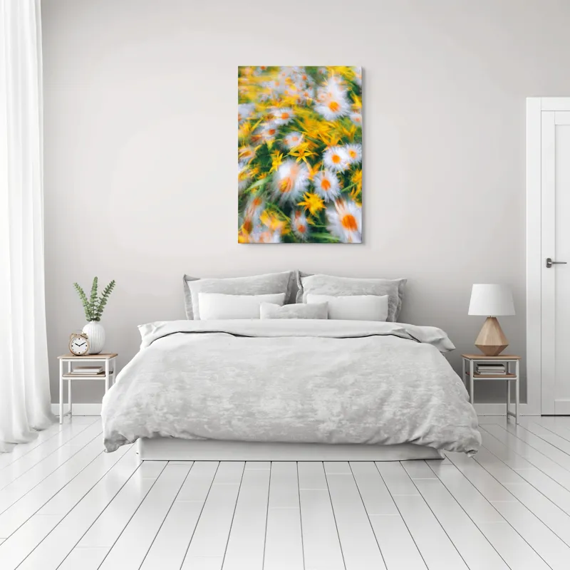 Tablou Canvas, "Dansul efemer al verii florale", 70 x 100 cm – poza 3