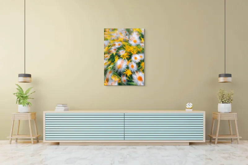 Tablou Canvas, "Dansul efemer al verii florale", 70 x 100 cm – poza 5