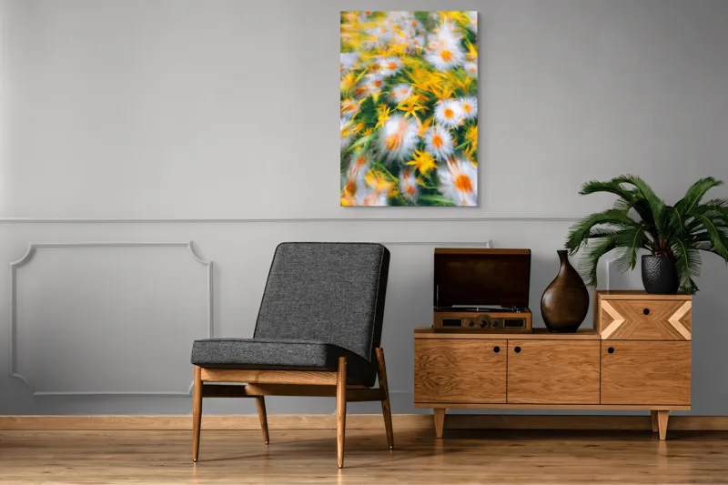 Tablou Canvas, "Dansul efemer al verii florale", 70 x 100 cm – poza 6