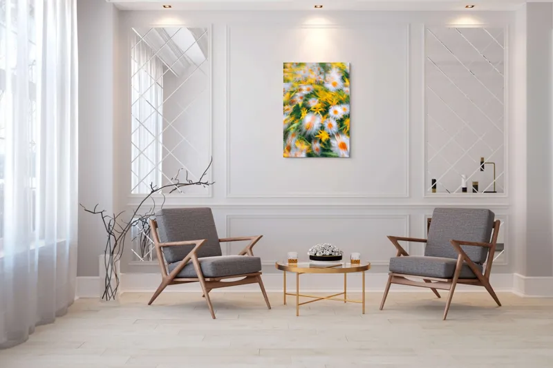 Tablou Canvas, "Dansul efemer al verii florale", 70 x 100 cm – poza 8