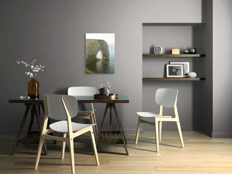 Tablou Canvas Arcada de Piatră și Marea Liniștită Natură Coastă, 50 x 70 cm – poza 5