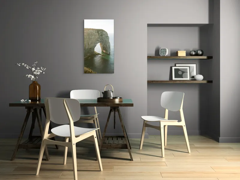 Tablou Canvas Arcada de Piatră și Marea Liniștită Natură Coastă, 50 x 90 cm – poza 4