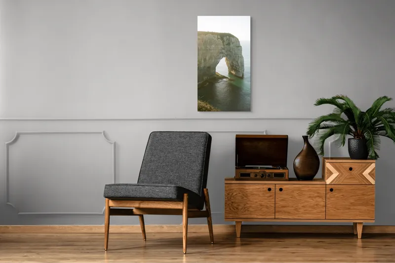 Tablou Canvas Arcada de Piatră și Marea Liniștită Natură Coastă, 50 x 90 cm – poza 8