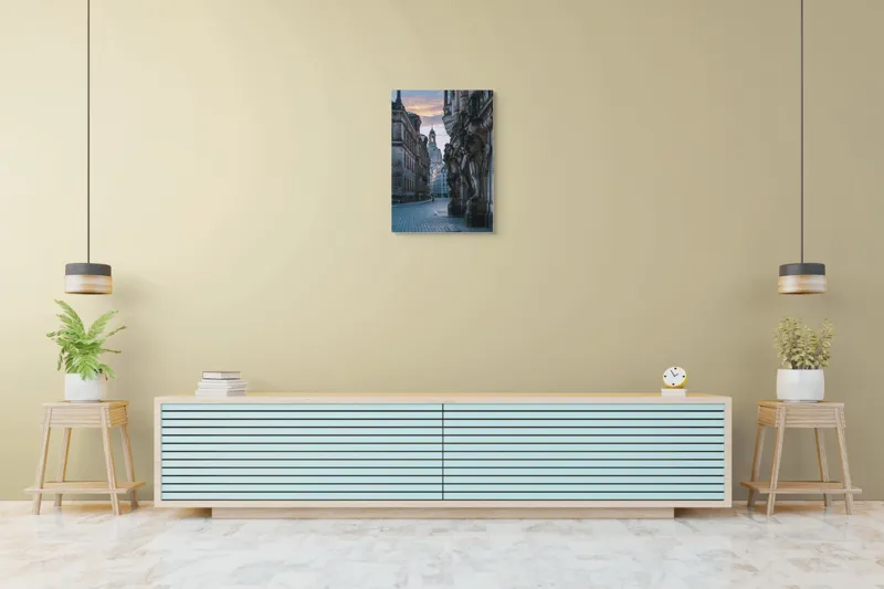 Tablou Canvas Arhitectură Stradă Amurg Cer Oraș, 50 x 70 cm – poza 6