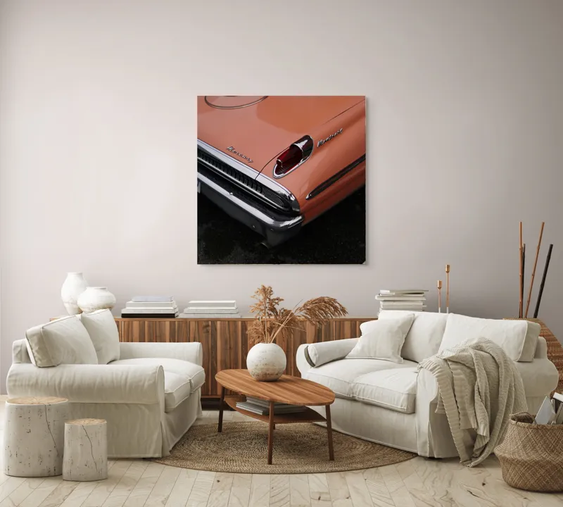 Tablou Canvas, "Mercurul elegant al timpului trecut", 100 x 100 cm – poza 3
