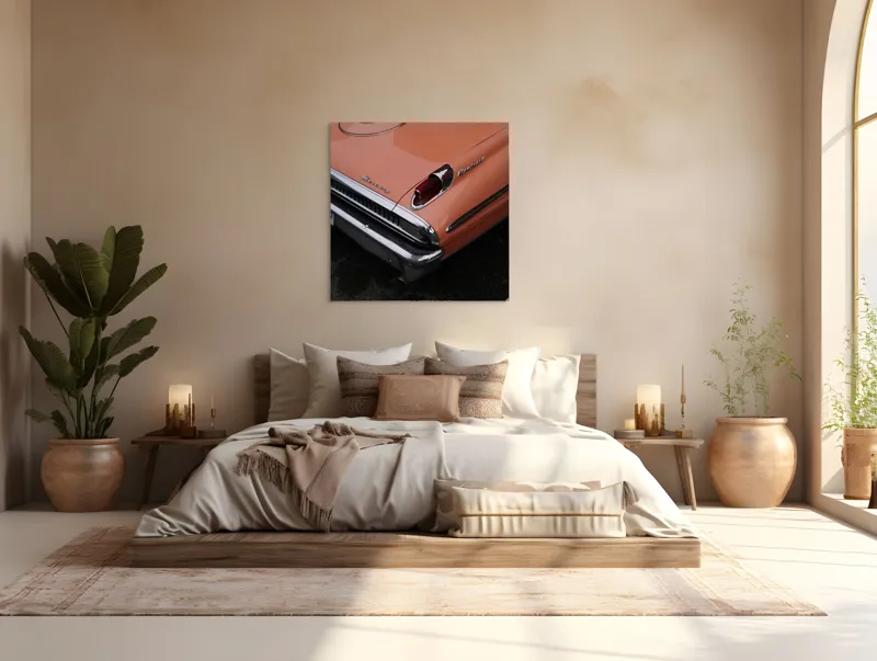 Tablou Canvas, "Mercurul elegant al timpului trecut", 100 x 100 cm – poza 4