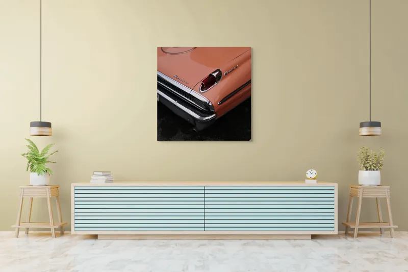 Tablou Canvas, "Mercurul elegant al timpului trecut", 100 x 100 cm – poza 5