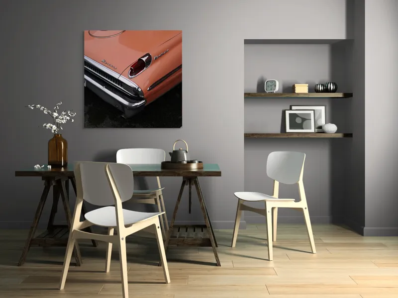 Tablou Canvas, "Mercurul elegant al timpului trecut", 100 x 100 cm – poza 6