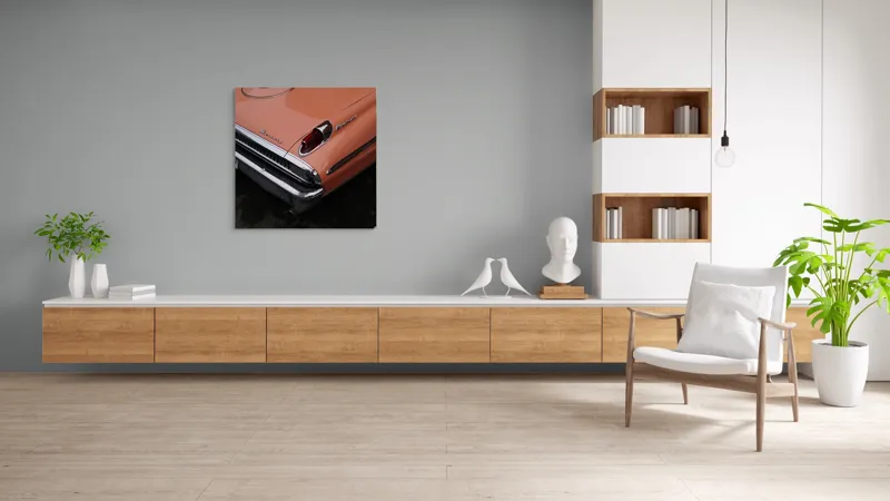 Tablou Canvas, "Mercurul elegant al timpului trecut", 100 x 100 cm – poza 8