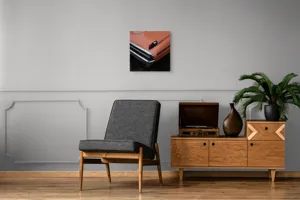Tablou Canvas, "Mercurul elegant al timpului trecut", 50 x 50 cm – poza 6