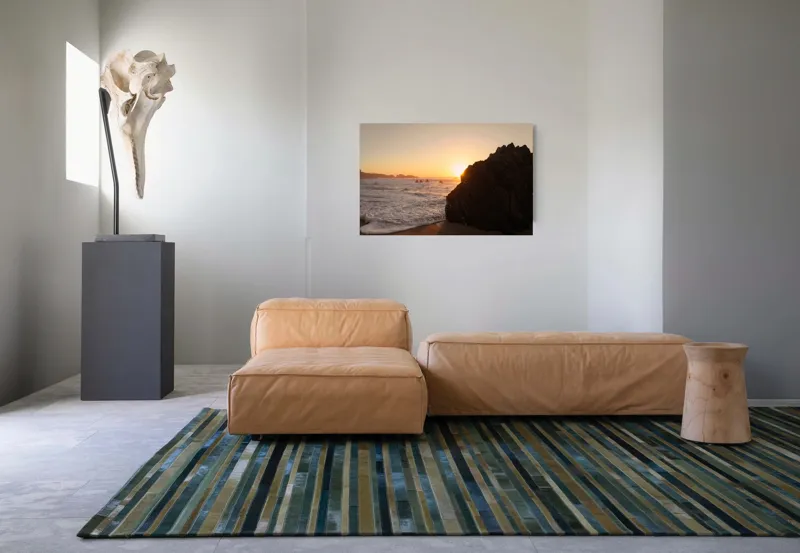 Tablou Canvas, "Soarele îmbrățișând stâncile mării", 90 x 50 cm – poza 8