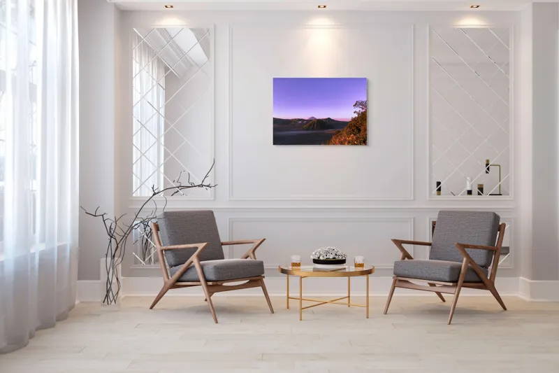 Tablou Canvas, "Amurgul Vioriu al Muntelui Bromo", 100 x 70 cm – poza 5