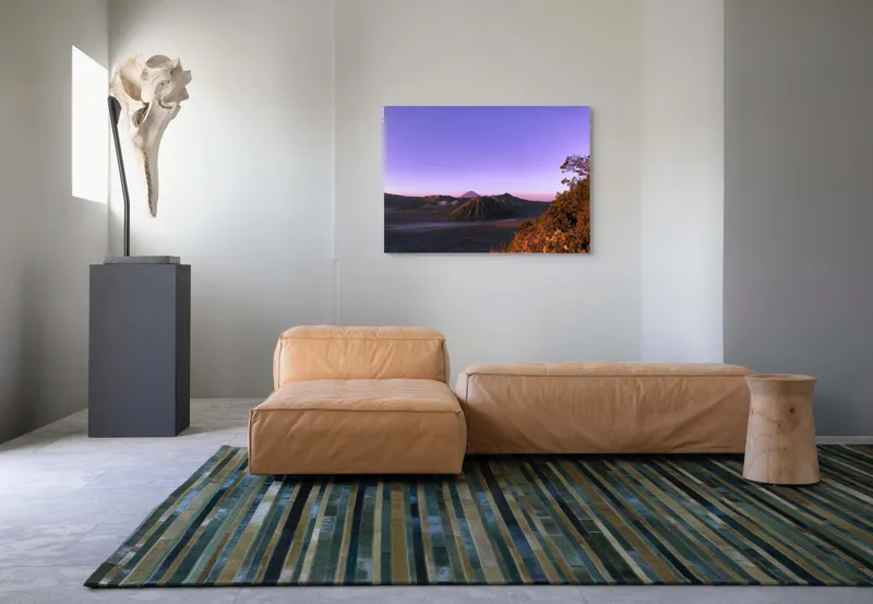 Tablou Canvas, "Amurgul Vioriu al Muntelui Bromo", 100 x 70 cm – poza 7