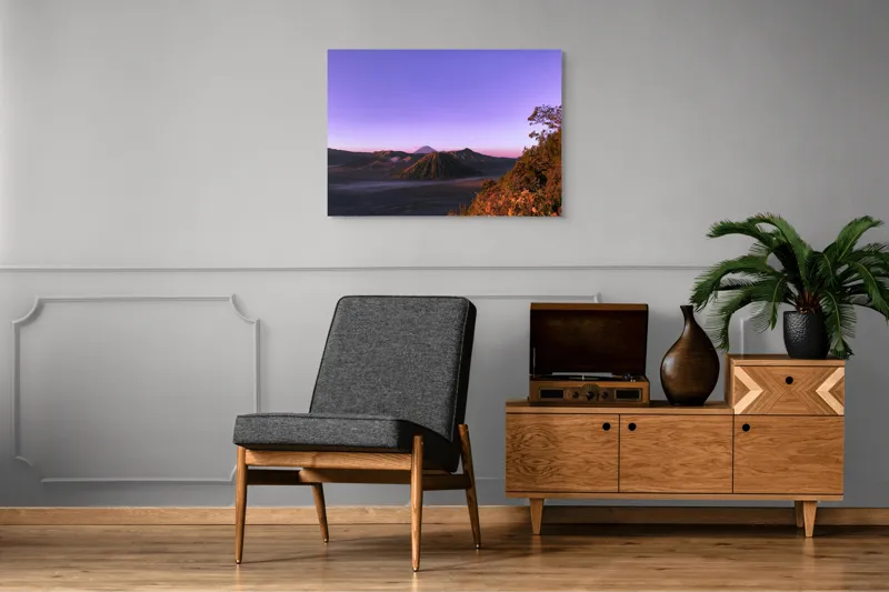 Tablou Canvas, "Amurgul Vioriu al Muntelui Bromo", 100 x 70 cm – poza 8