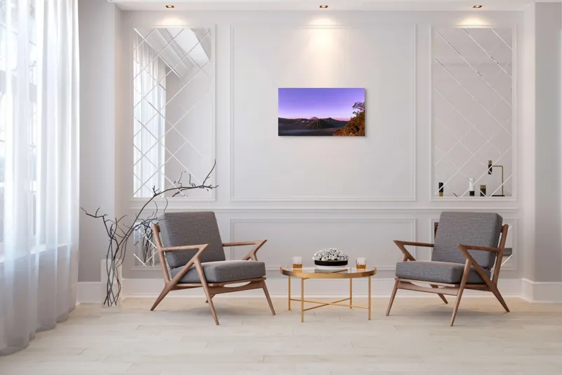 Tablou Canvas, "Amurgul Vioriu al Muntelui Bromo", 90 x 50 cm – poza 7