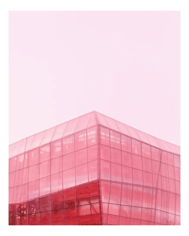 Tablou Canvas, "Geometria viselor în roz пастel", 50 x 90 cm