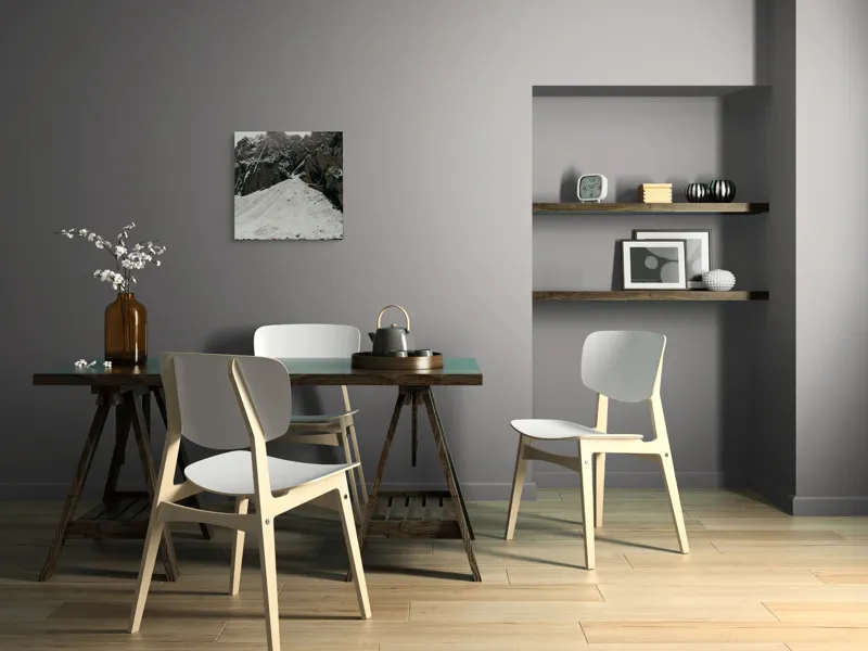 Tablou Canvas Peisaj Montan Înzăpezit Artă Naturală, 50 x 50 cm – poza 8