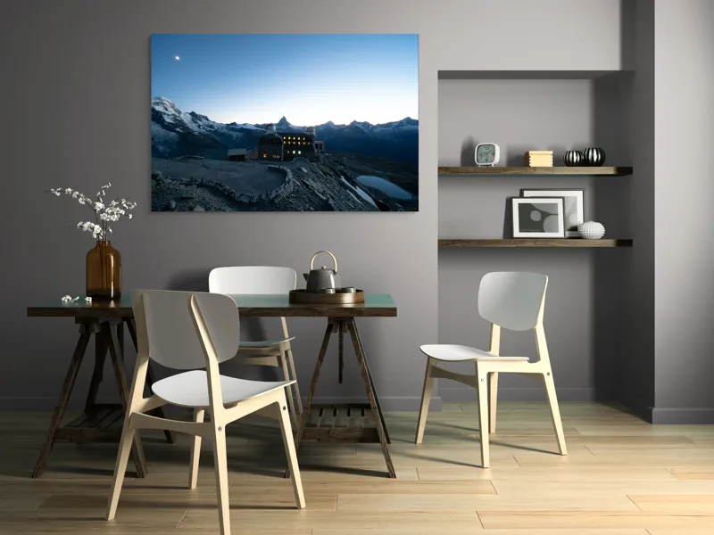 Tablou Canvas, Peisaj Alpin, , Multicolor, 150 x 100 cm – poza 5