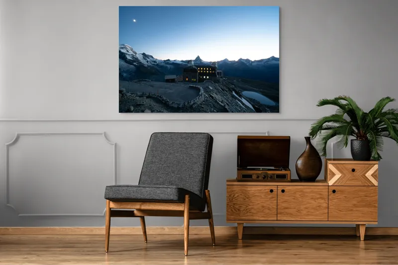 Tablou Canvas, Peisaj Alpin, , Multicolor, 150 x 100 cm – poza 8