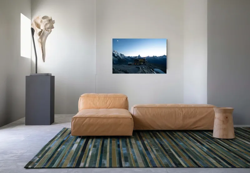 Tablou Canvas, Peisaj Alpin, , Multicolor, 90 x 50 cm – poza 8