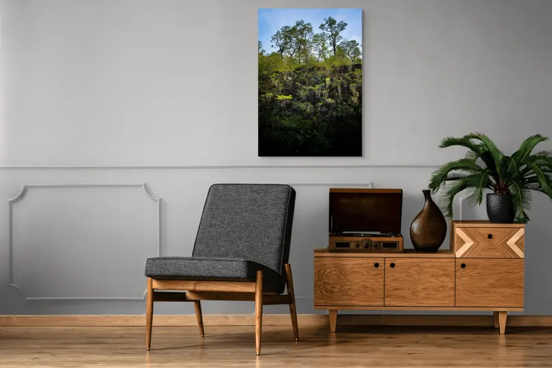 Tablou Canvas Pădurea Liniștită sub Cer Senin, 70 x 100 cm – poza 6