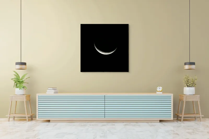 Tablou Canvas, "Cercul nopții în creștere tainică", 100 x 100 cm – poza 5