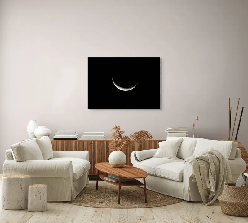 Tablou Canvas, "Cercul nopții în creștere tainică", 100 x 70 cm