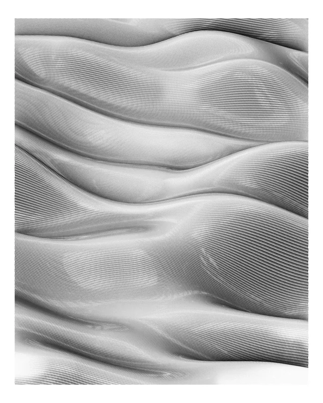 Tablou Canvas Texturi Ondulate Fluide Minimalist Abstract Dinamic, 50 x 50 cm